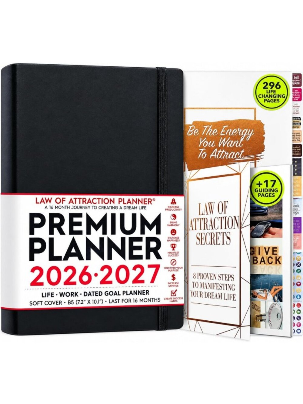 2026-2027 Weekly & Monthly Planner, 16-Month Daily Organizer with Gift Box